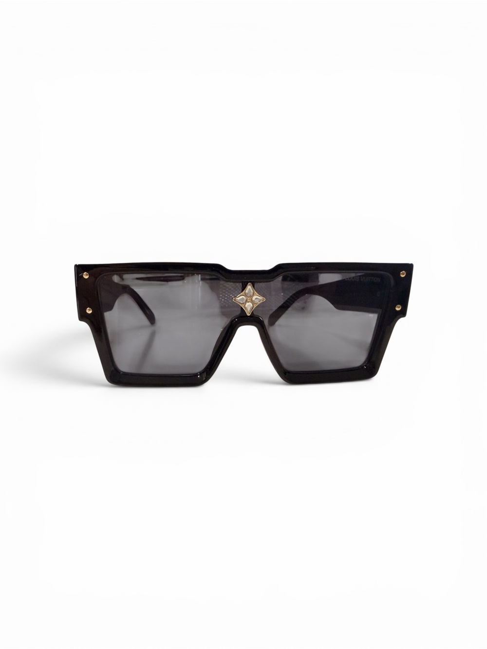 Black Style Sunglasses with Center Accent